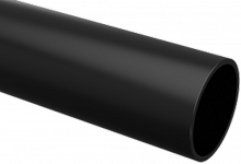 Труба гладкая жесткая ПНД d63 черная (100м) | код CTR10-063-K02-100-1 | IEK (упак.100 м.)